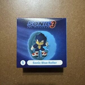 McDonald’s Sonic The Hedgehog 3 #1 Sonic Blue Roller Kids Happy Meal Toy